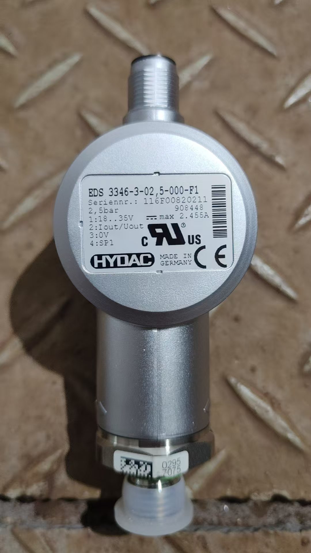 HYDAC壓力傳感器EDS 3346-3-02,5-000-F1現貨直發