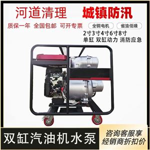 FY80QY河南搶險(xiǎn)防汛8寸汽油機(jī)水泵