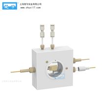 雙光窗原位拉曼電解池