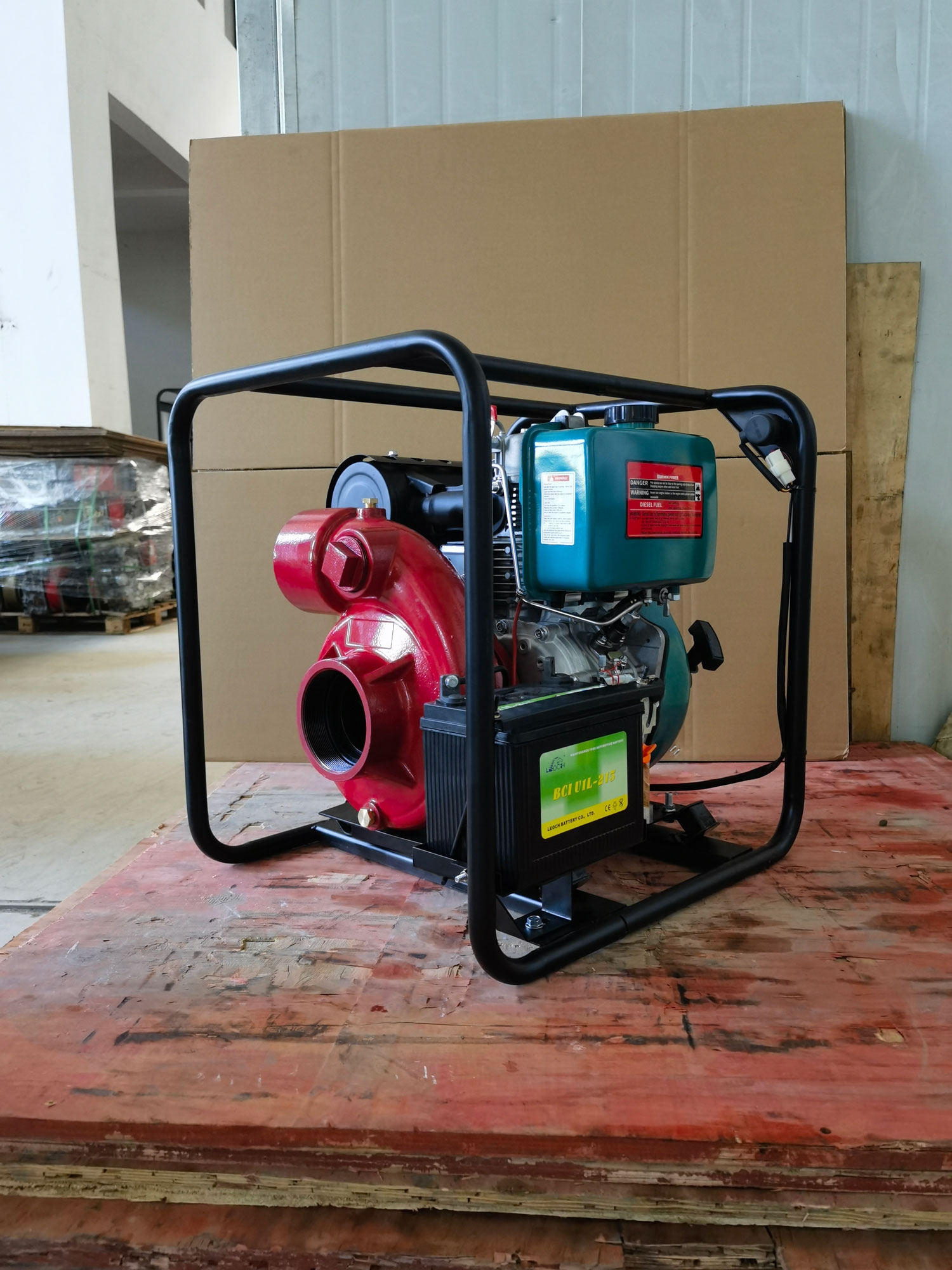 4寸高扬程铸铁柴油水泵ECP40HTE发货沈阳