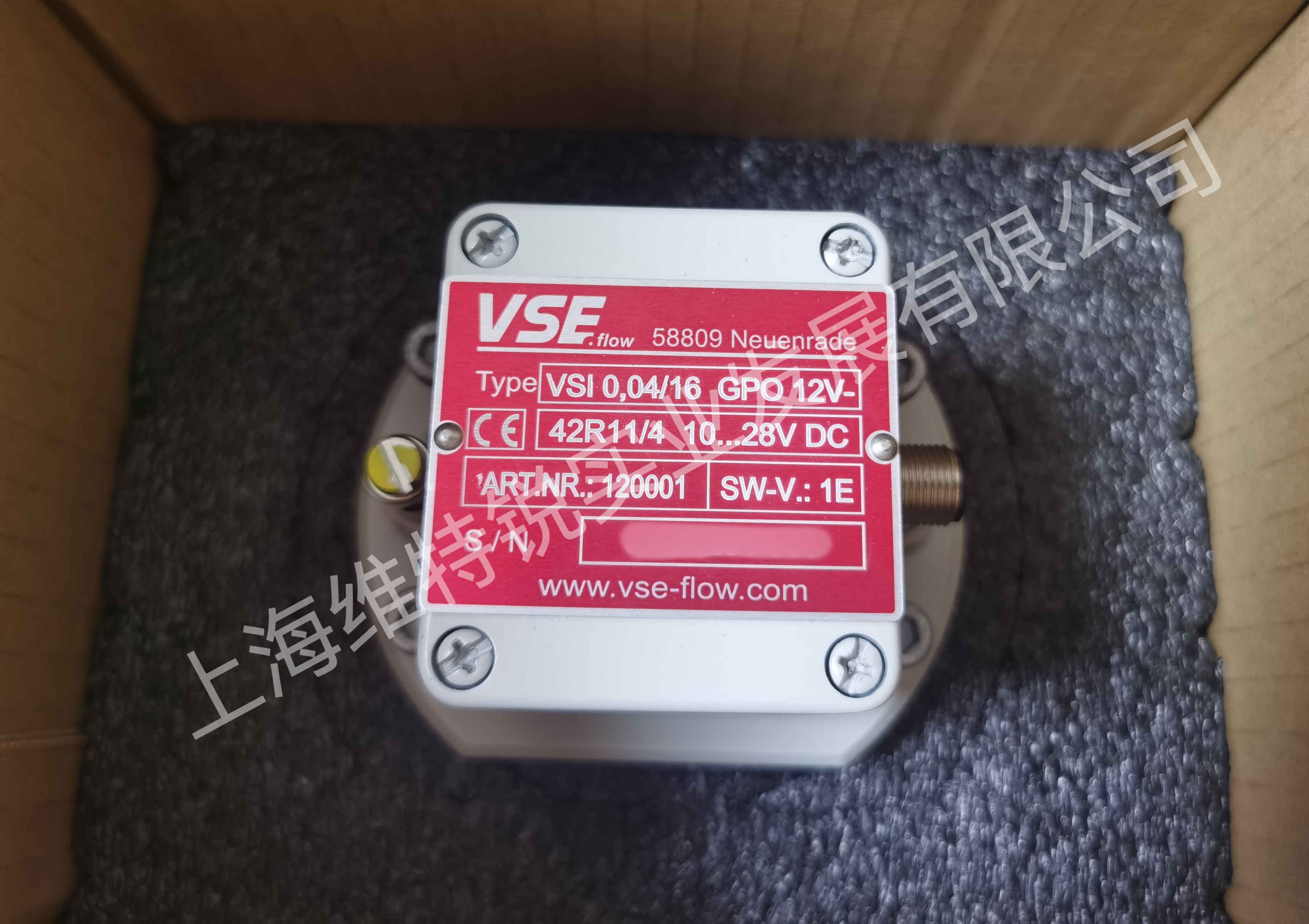 原廠直供VSE流量計德國進口現(xiàn)貨VSI 0,04 16 GPO12V