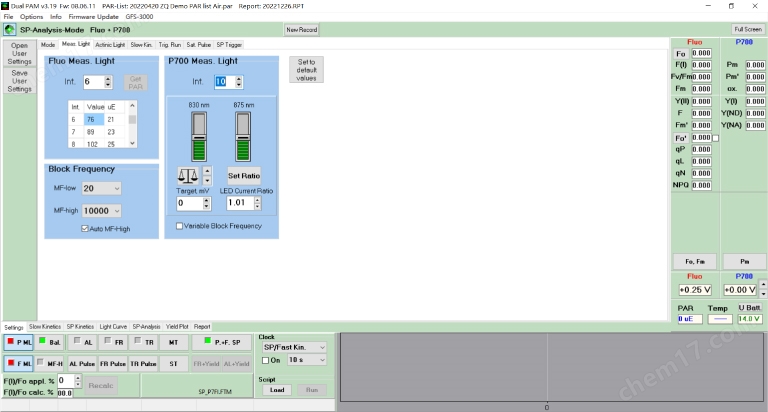 光纖型雙通道調(diào)制葉綠素熒光儀