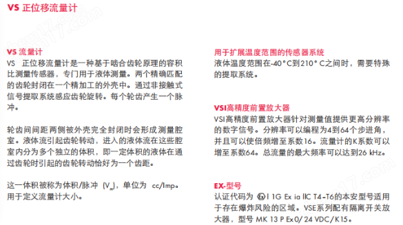 VSE流量計(jì)VS0.02EPO12T-32N11抗干擾性強(qiáng)