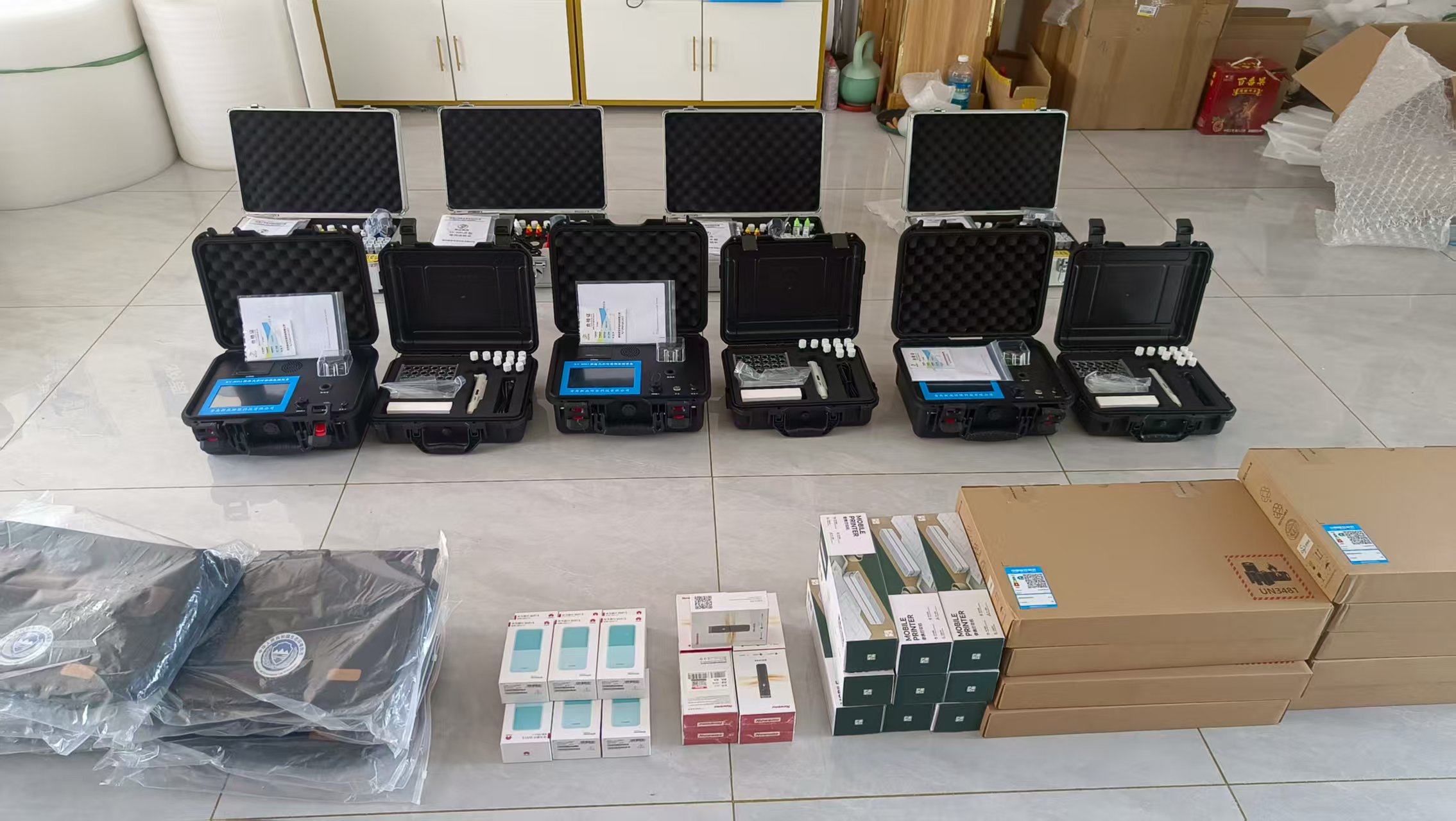 热烈祝贺青岛新业环保供货移动执法包设备数台发往河南省沈丘执法大队