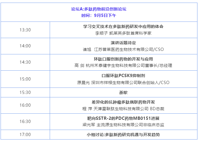 【9月成都-多肽】月旭邀您参加GLP/减重药开发峰会