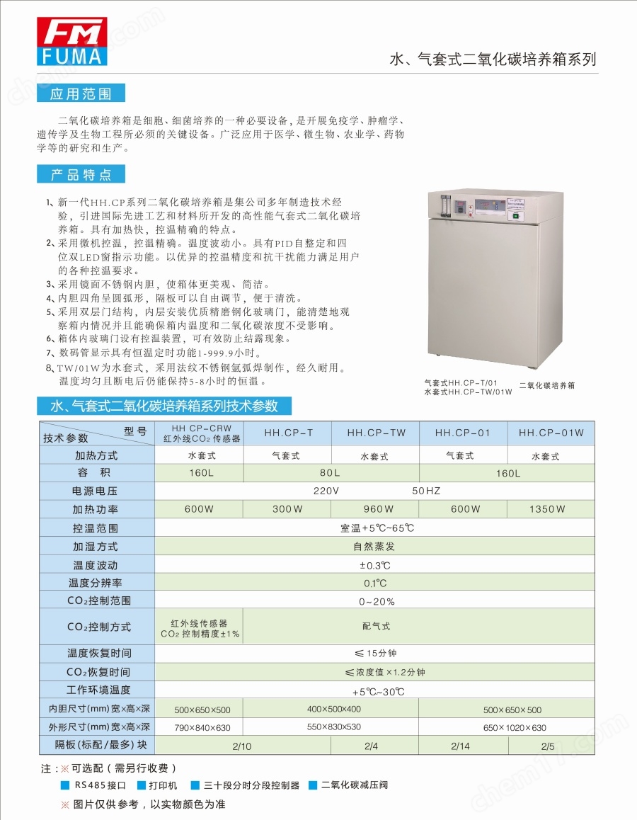 160L二氧化碳培養(yǎng)箱（水套式）HH.CP-CRW