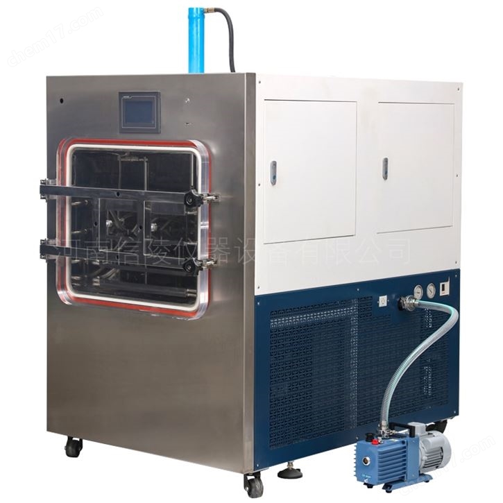 一平方精華凍干粉自動壓塞西林瓶真空凍干機