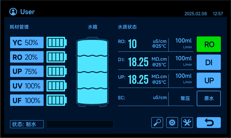卓水越智享型超纯水机